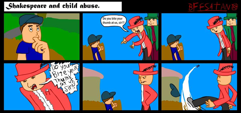 Shakespeare and child abuse