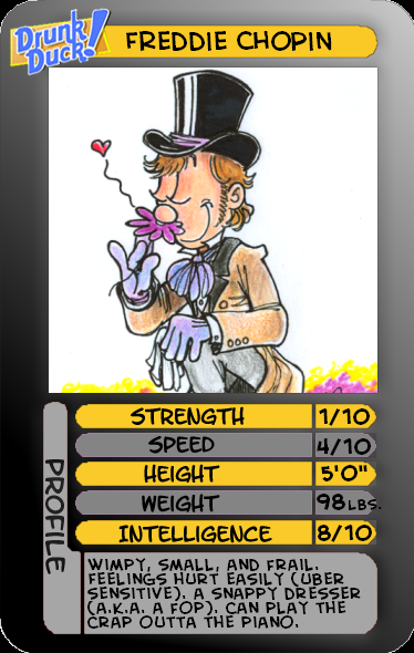 Card 6- Freddie Chopin