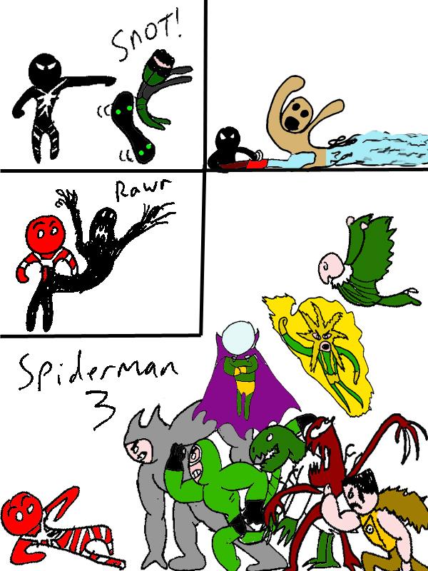 Dumb movie #4 Spiderman 3