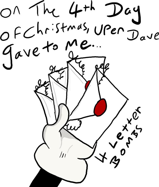 On the fourth day of Christmas...