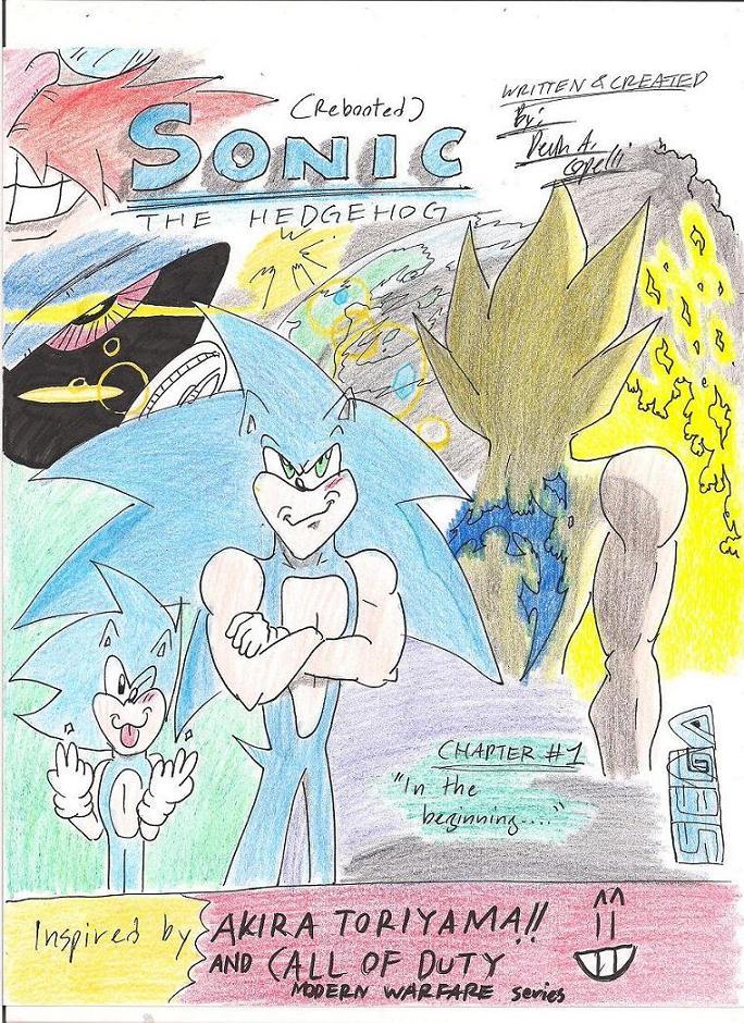 Sonic the hedgehog REBOOT front cover