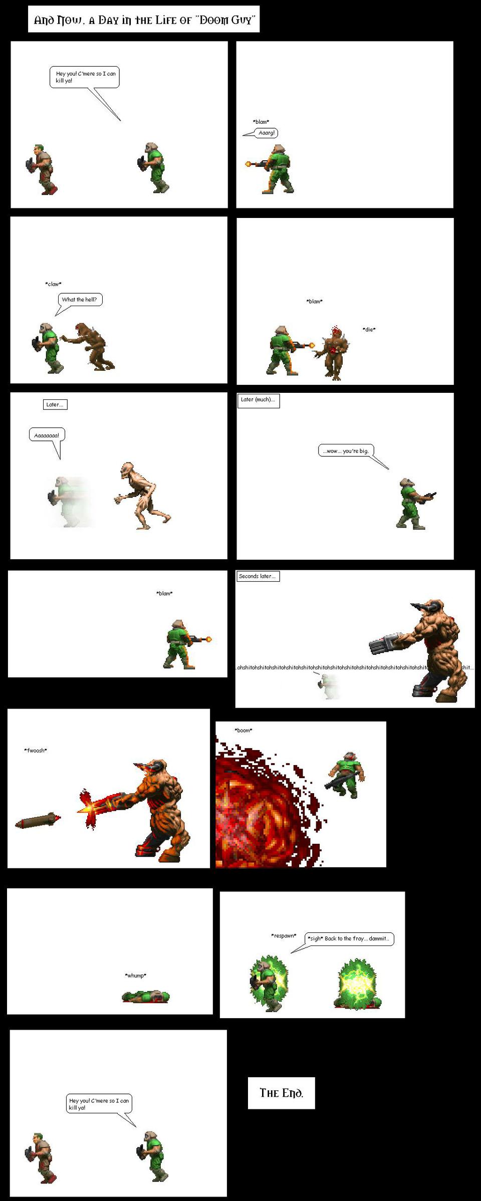 A Day in the Life of Doomguy