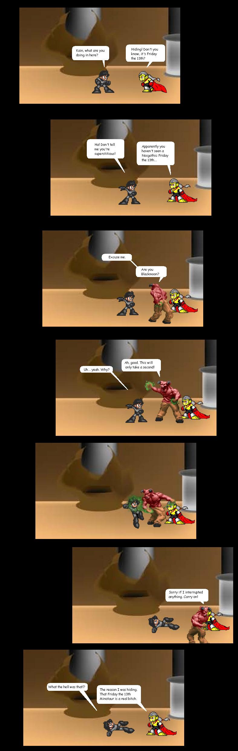 The Friday the 13th Minotaur