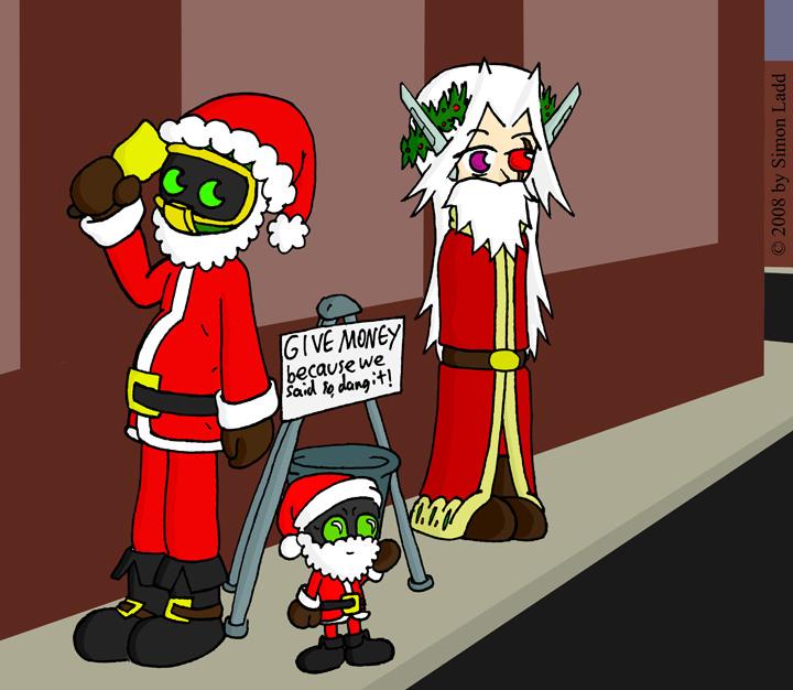 A Far Out There Christmas: "Give Us Change So We Can Go Inside!!!"