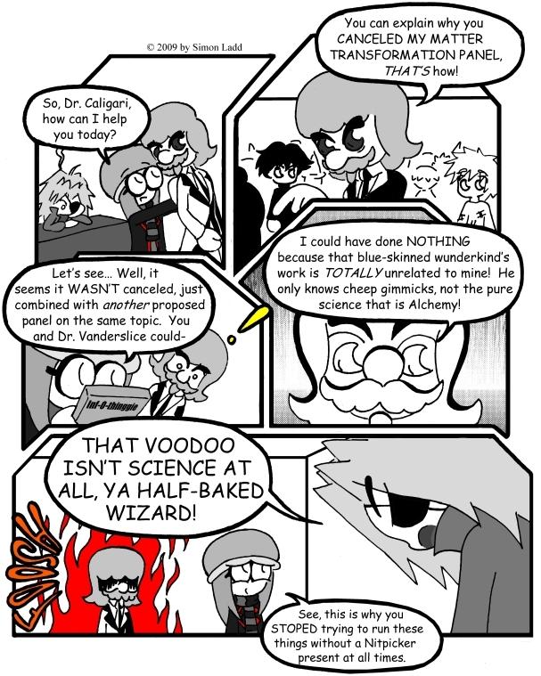 Page 144: Mad Scientists Don't Play Well With Others