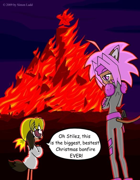 Another Far Out There Christmas - Chestnuts (and everything else) roasting on an open fire