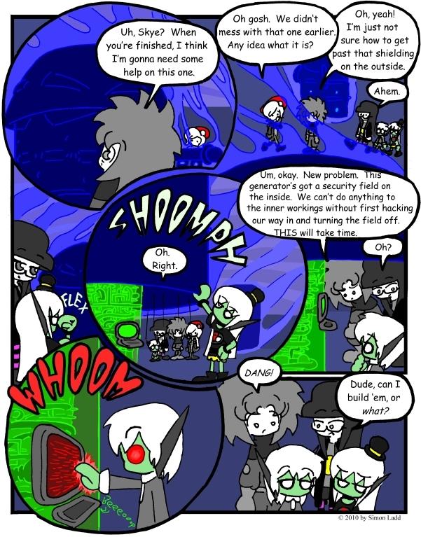 Page 216:  Such tallented little scamps