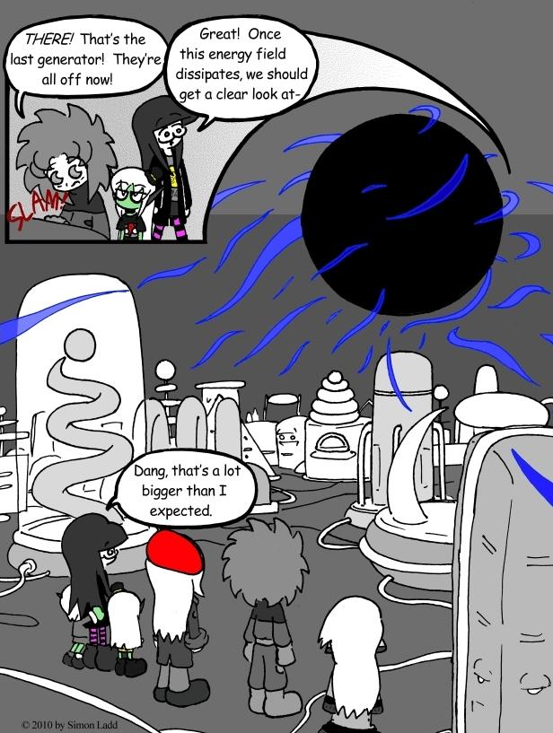 Page 219: Like black holes in the sky...