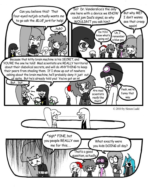 Page 224: "The sacrifices I make for you people..."