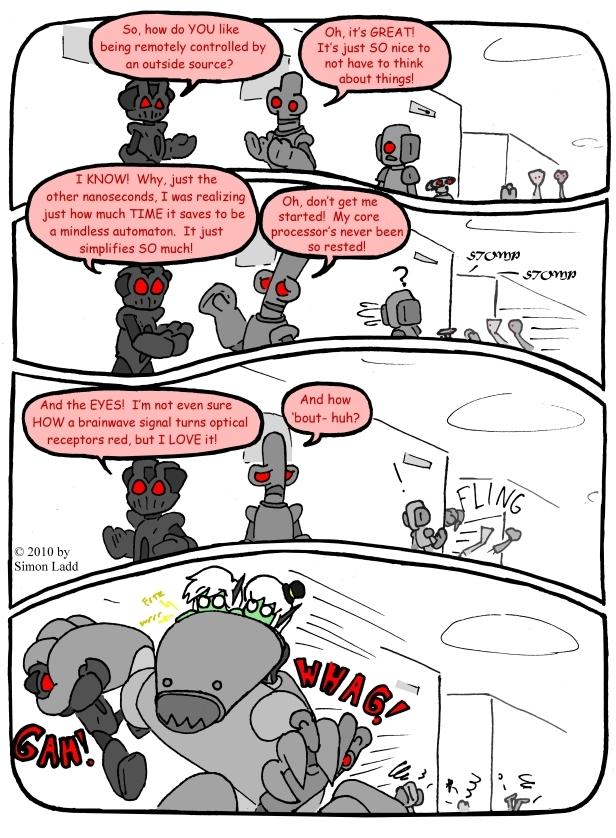 Page 248: Do you MIND?  We're having a CONVERSATION!