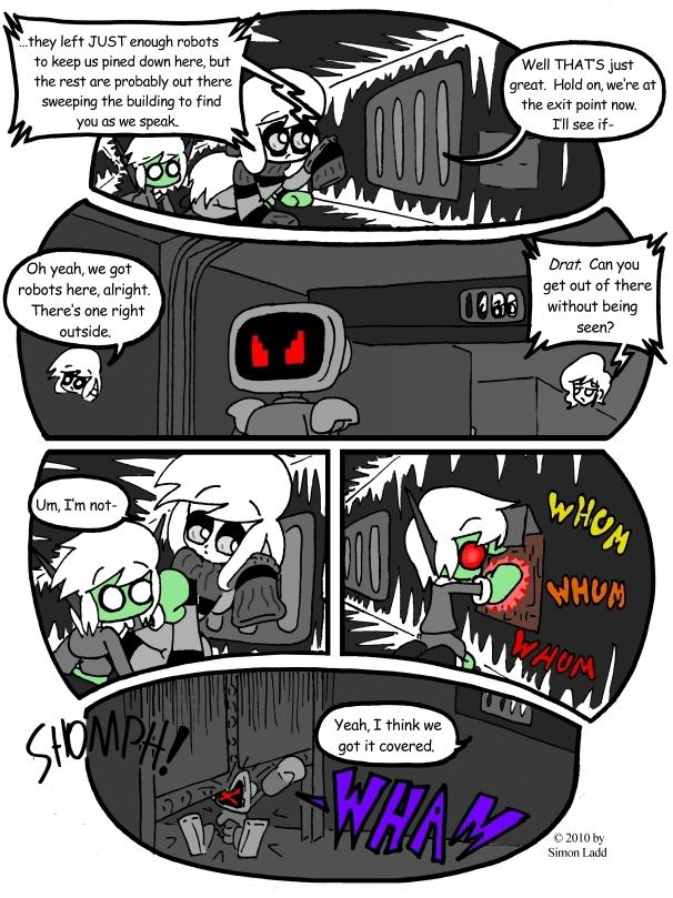 Page 259: Open the blast doors!  Open the blast doors!