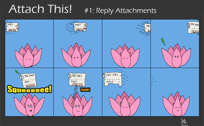 Initial Shock: Reply Attachments