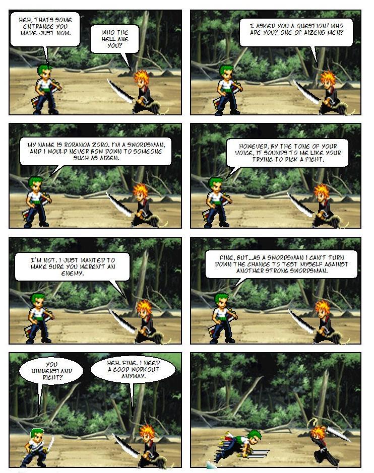 Ichigo VS. Zoro