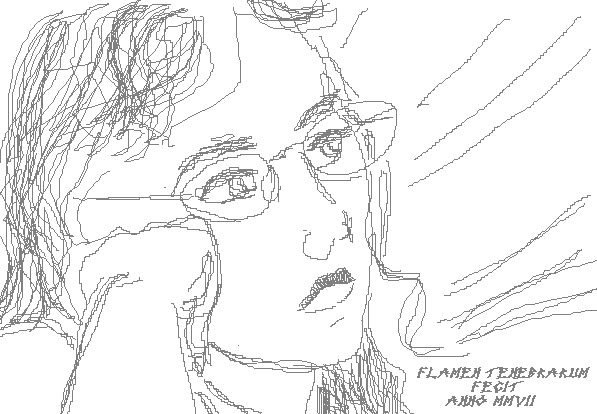 Flamen Tenebrarum: Girl with glasses