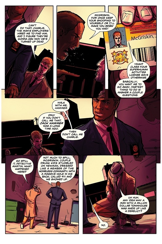 Jack Hammer: Political Science, issue #1 "Dirty Deeds" Page 4