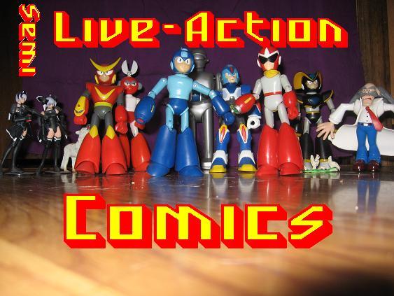 Semi Live Action Comics Logo