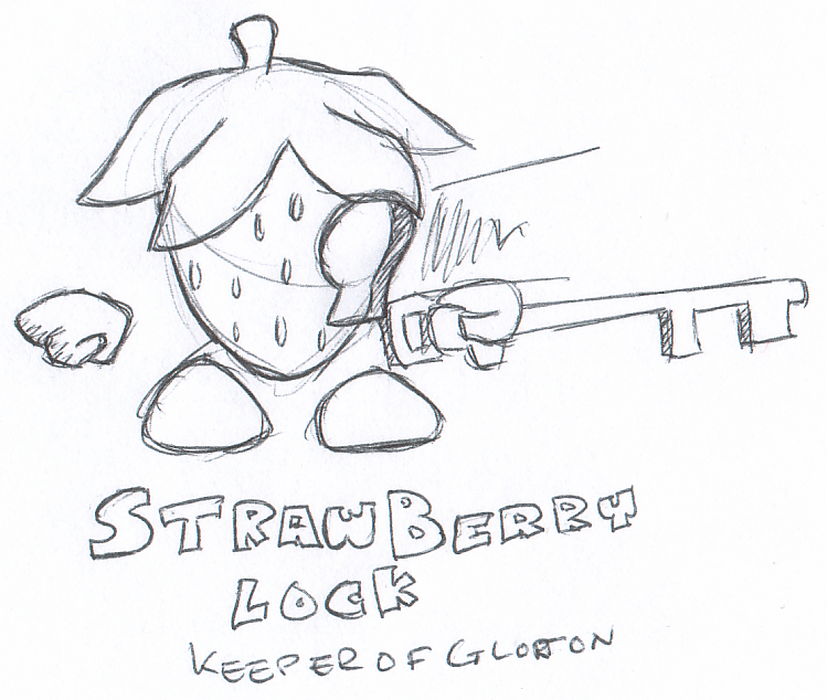 StrawberryLock the keeper of glorton