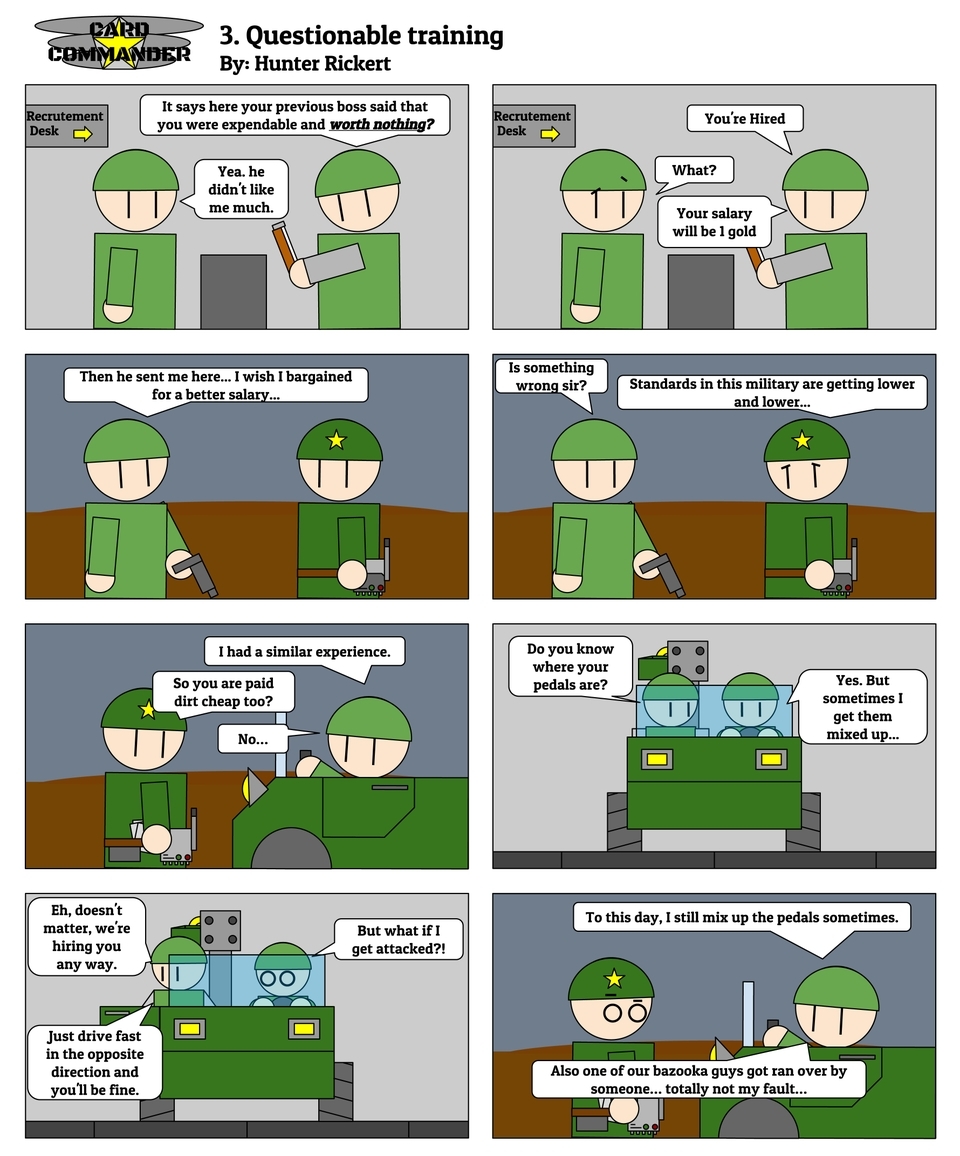 Comic 3 : Questionable Training