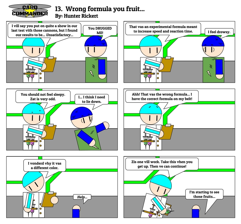Comic 13 : Wrong formula you fruit
