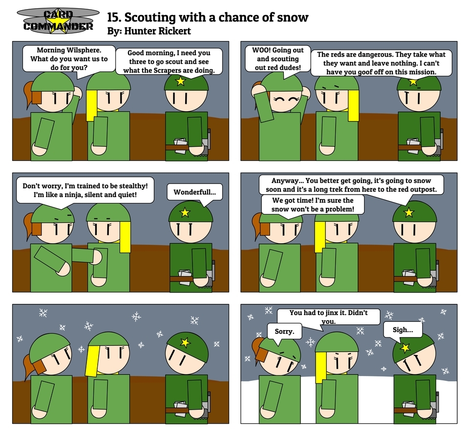 Comic 15 : Scouting with a chance of snow