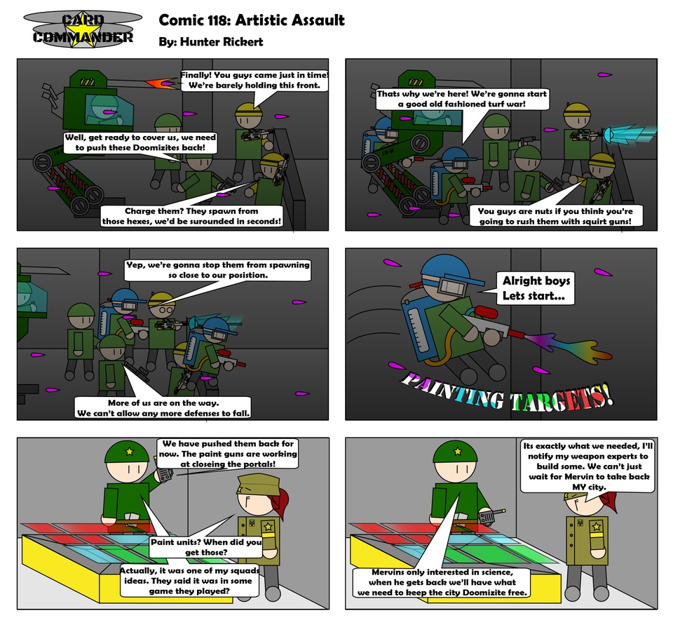 Comic 118 : Artistic assault