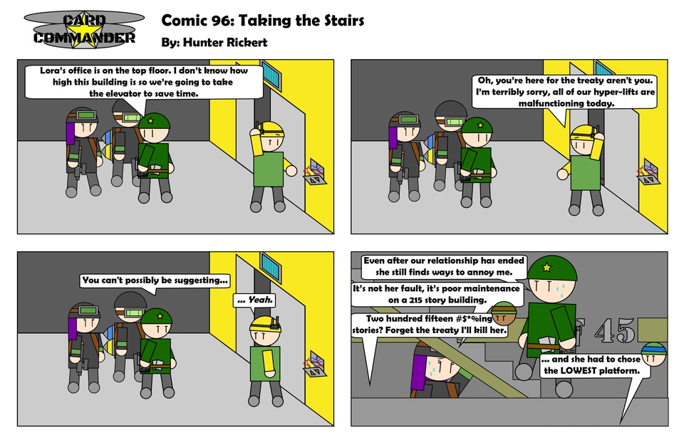 Comic 96 : Taking the Stairs