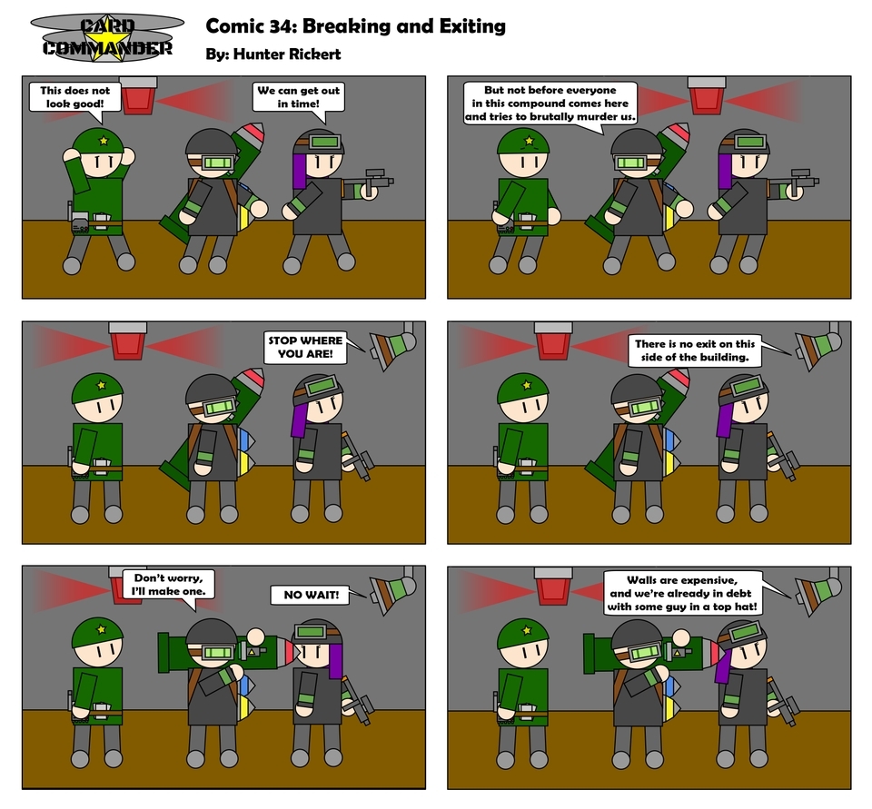 Comic 34 : Breaking and Exiting