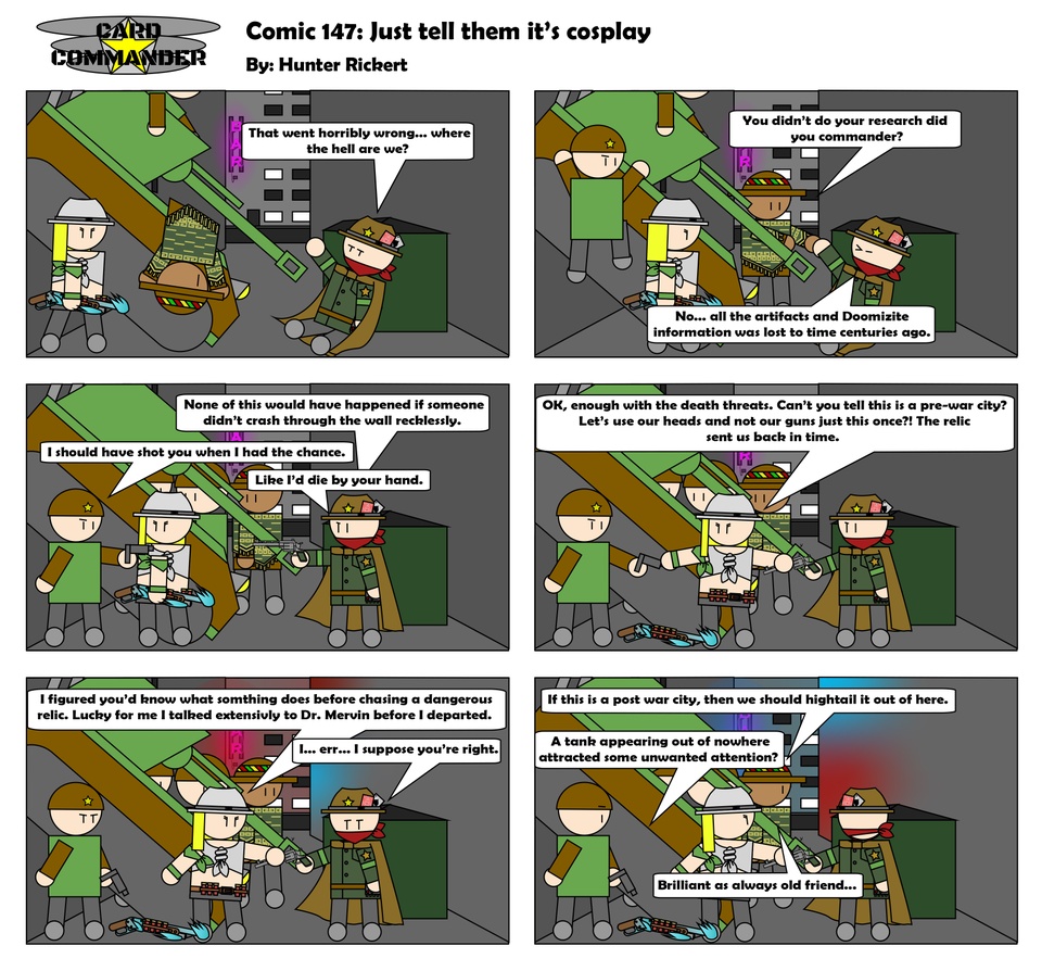 Comic 147 : Just tell them it's cosplay