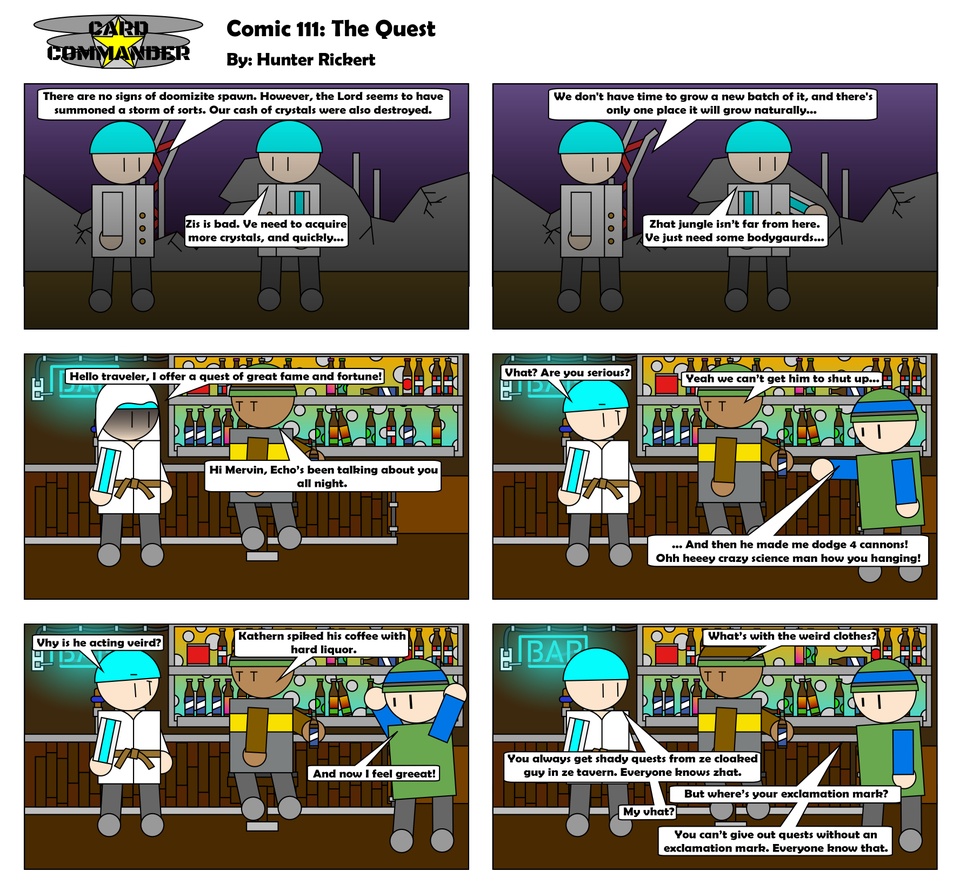 Comic 111 : The Quest