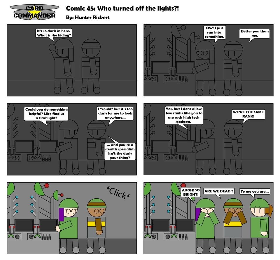 Comic 45 : Who turned off the lights?!