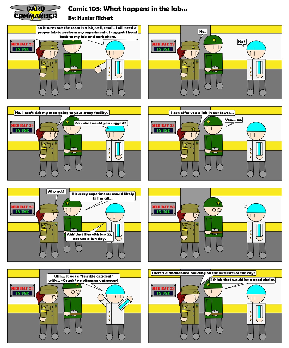 Comic 105 : What happens in the lab...