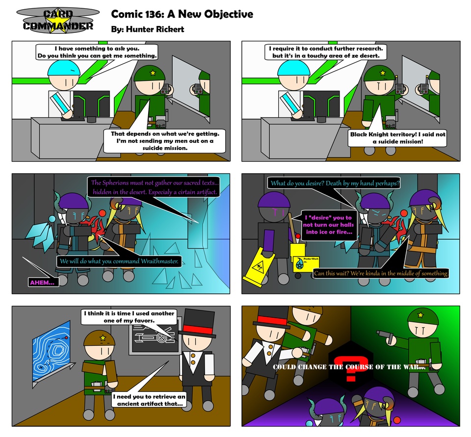 Comic 136 : A New Objective