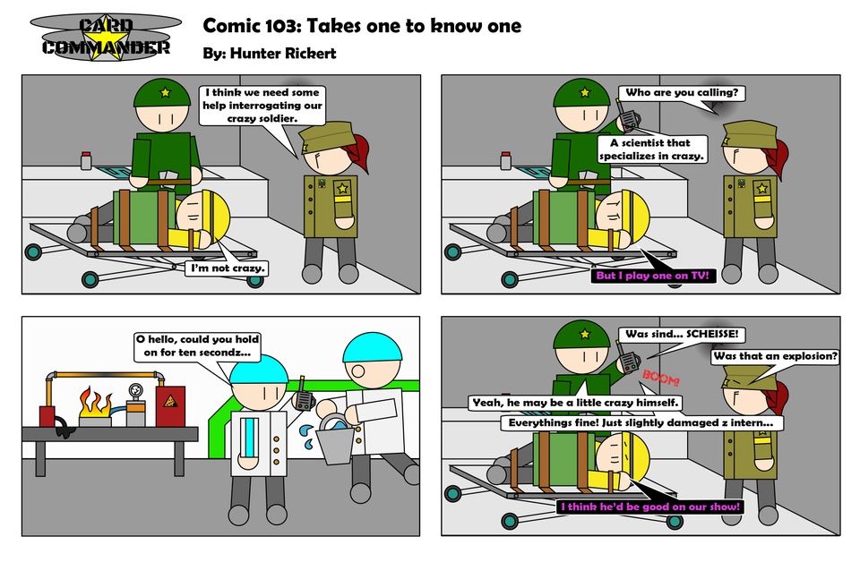 Comic 103 : Takes one to know one