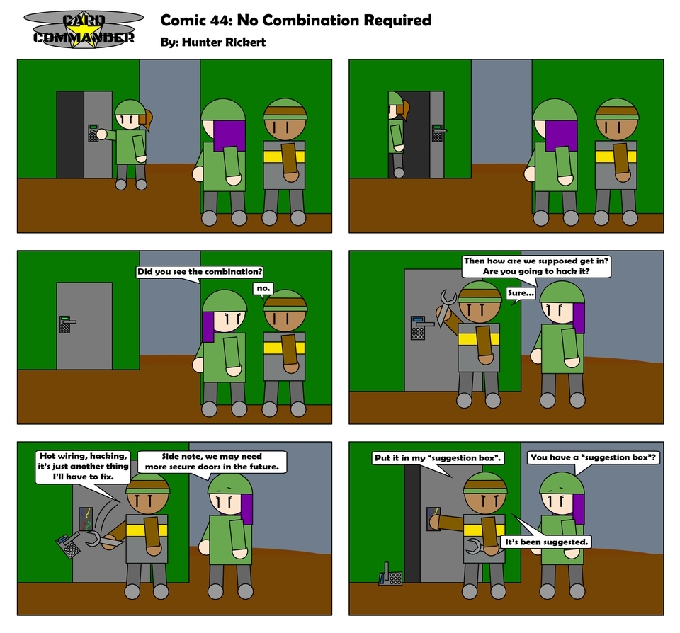 Comic 44 : No Combination Required