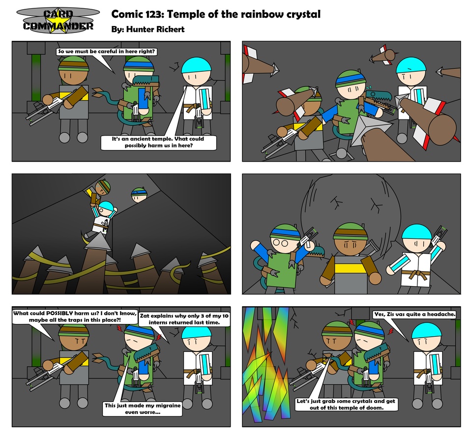 Comic 123 : Temple of the rainbow crystal