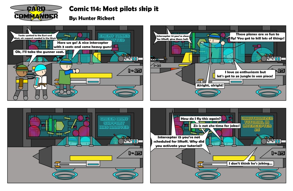 Comic 114 : Most pilots skip it