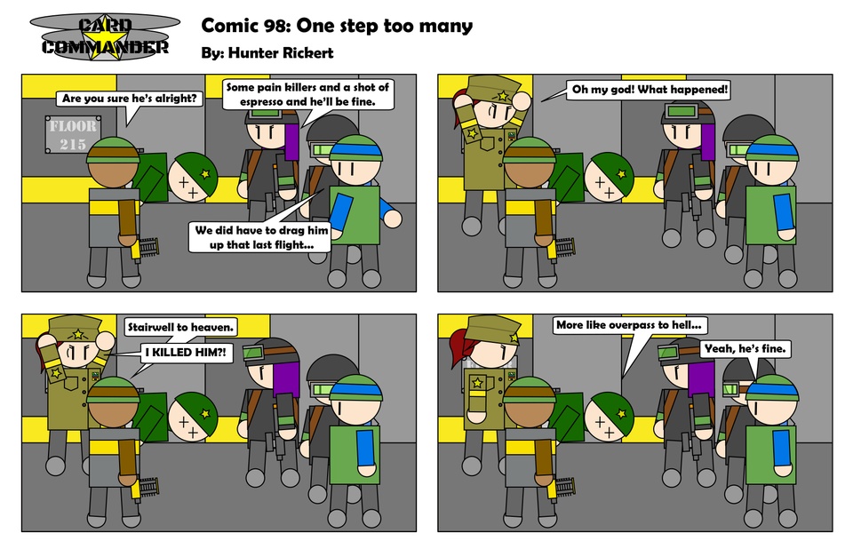 Comic 98 : One step too many