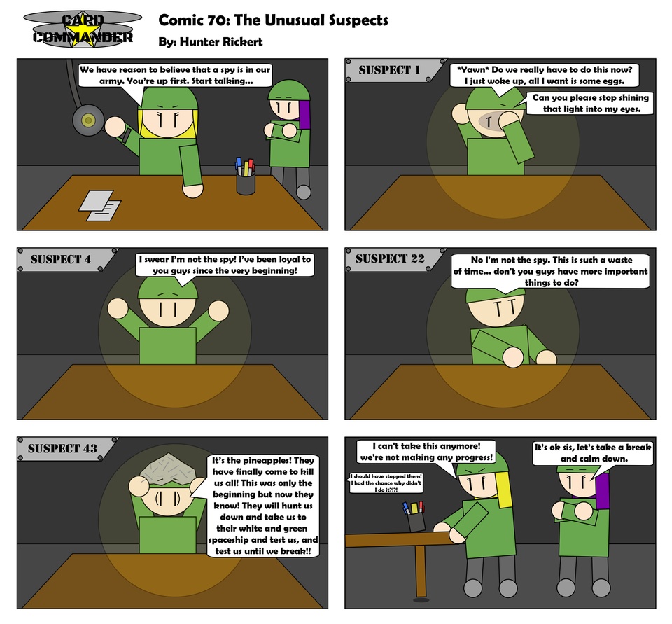 Comic 70 : The Unusual Suspects 
