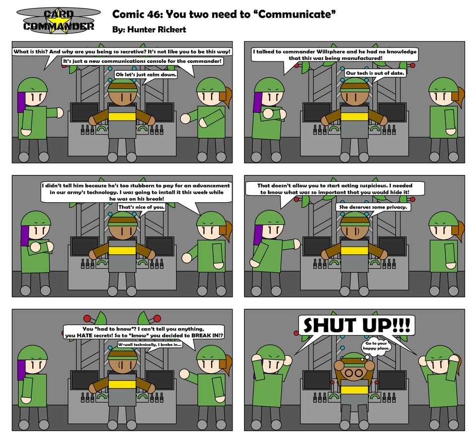 Comic 46 : You two need to"Communicate"