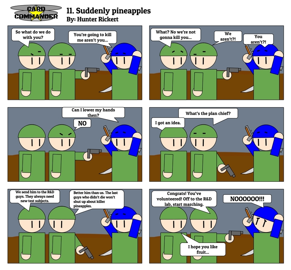 Comic 11 : Suddenly Pineapples 