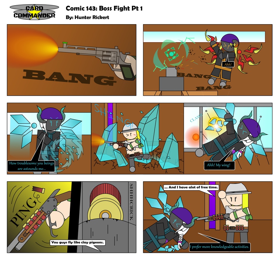 Comic 143: Boss Fight Pt 1