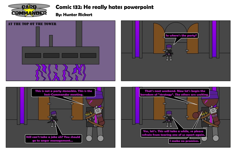 Comic 132 : He really hates powerpoint
