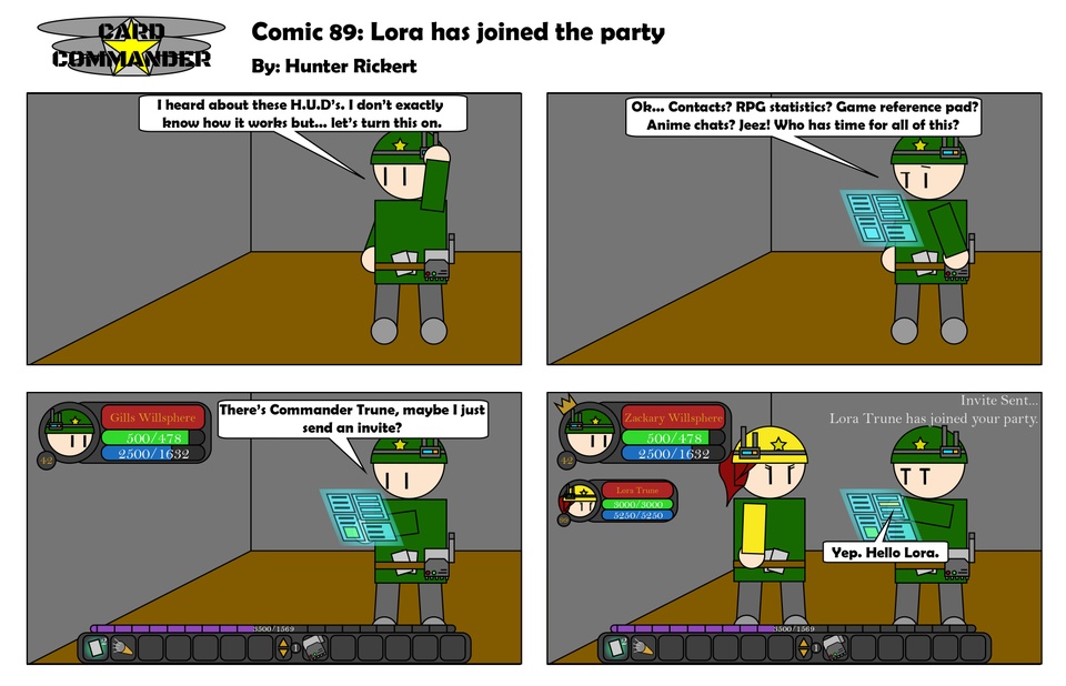 Comic 89 : Lora has joined the party
