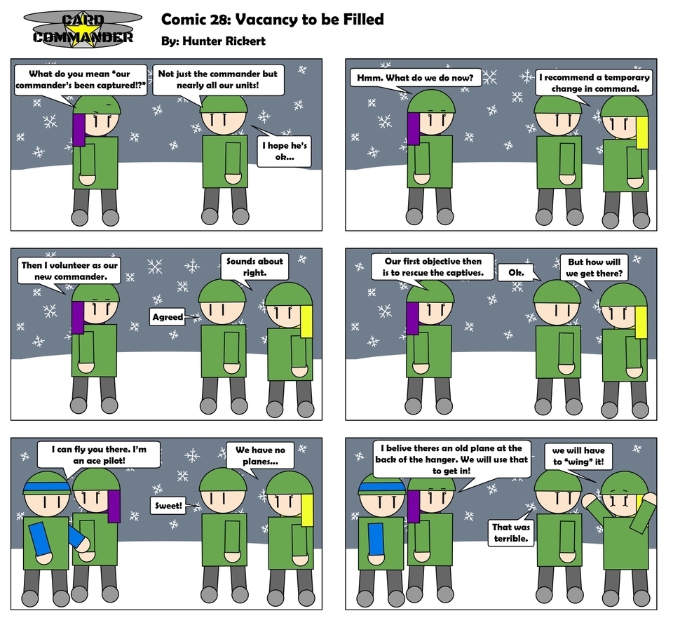 Comic 28 : Vacancy to be Filled