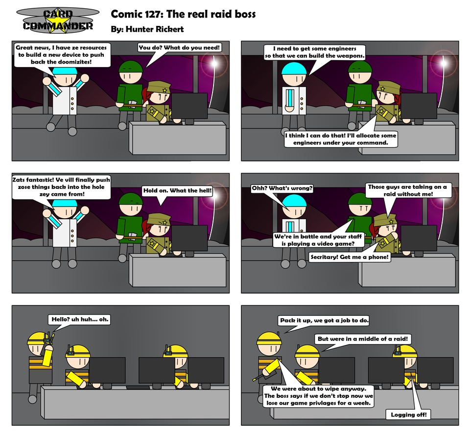 Comic 127 : The real raid boss