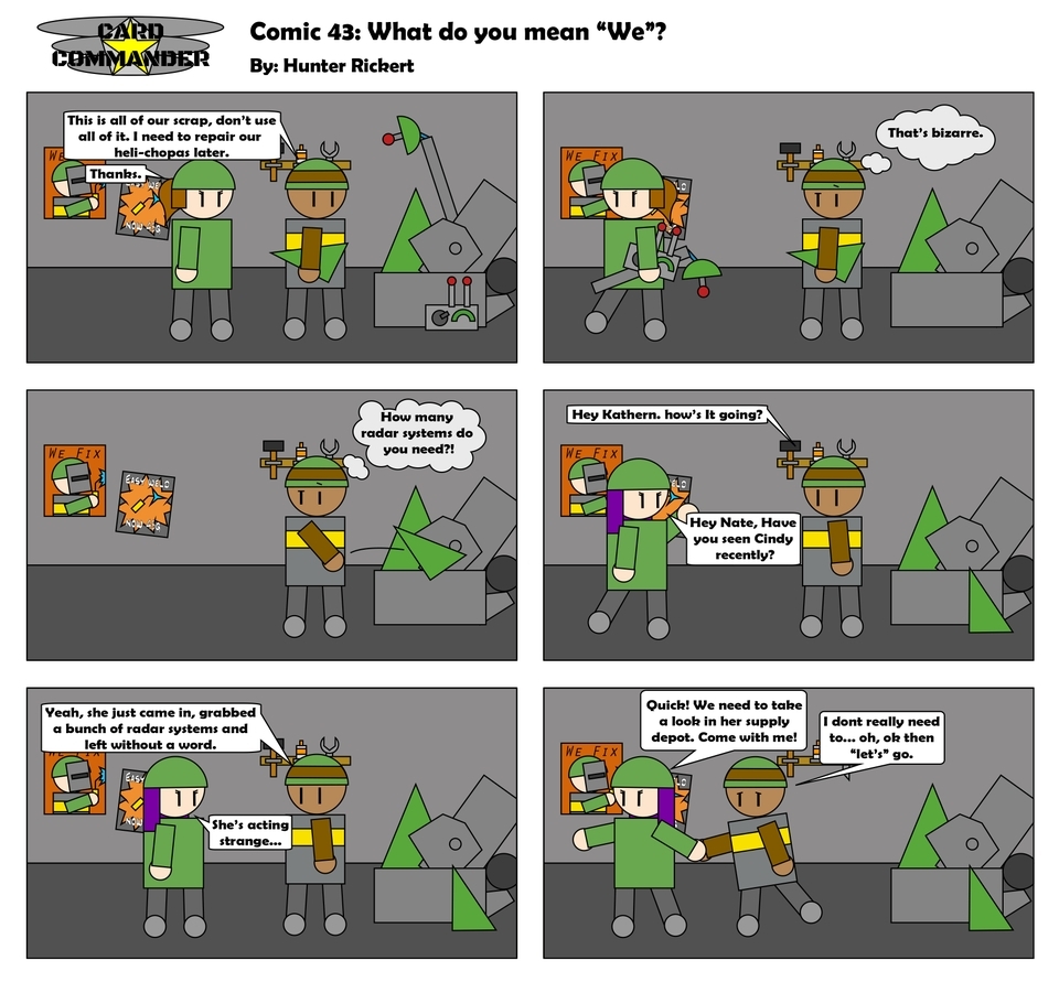 Comic 43 : What do you mean "We"?