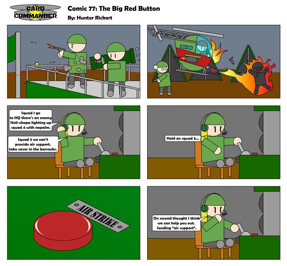 Comic 77 : The Big Red Button