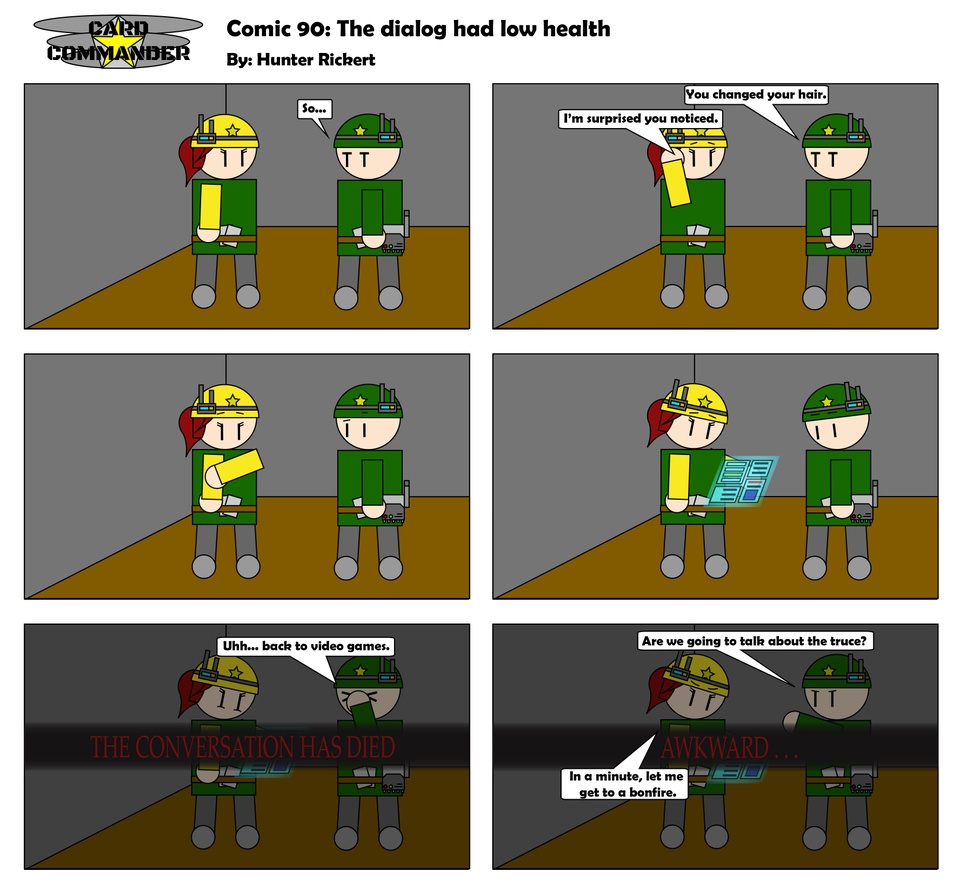 Comic 90 : The dialog had low health