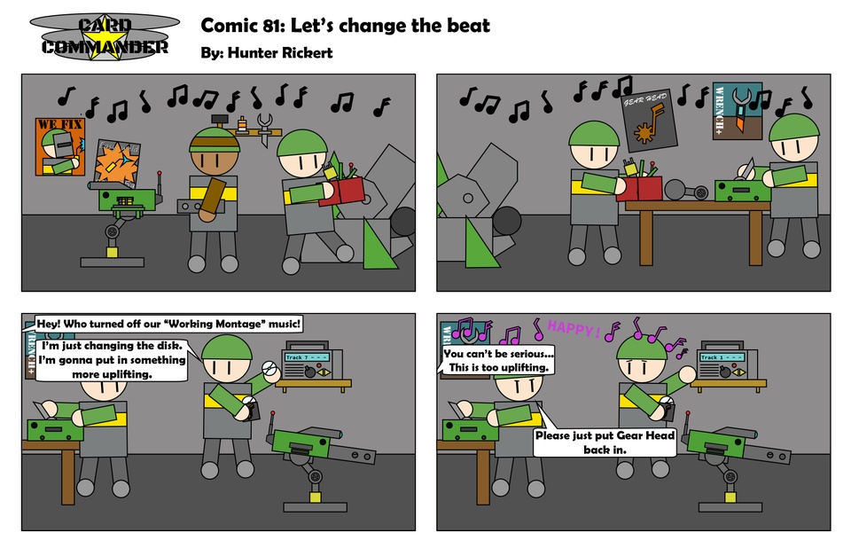 Comic 81 : Let's change the beat