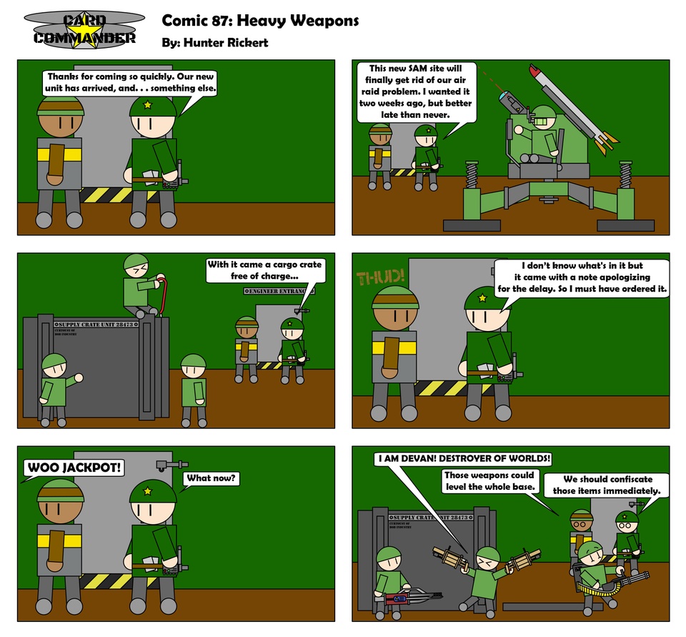Comic 87 : Heavy Weapons 
